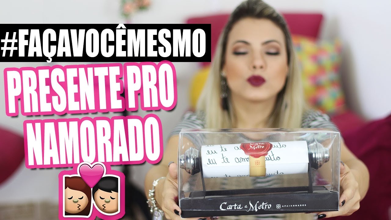 PRESENTE PRA NAMORADO - Como decorar uma Carta a Metro | Kathy Castricini
