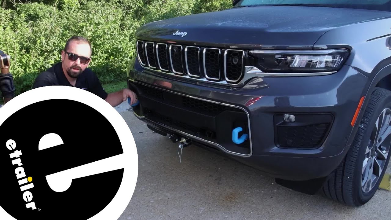 etrailer | Installing the Blue Ox Base Plate Kit on a 2023 Jeep Grand Cherokee 4xe