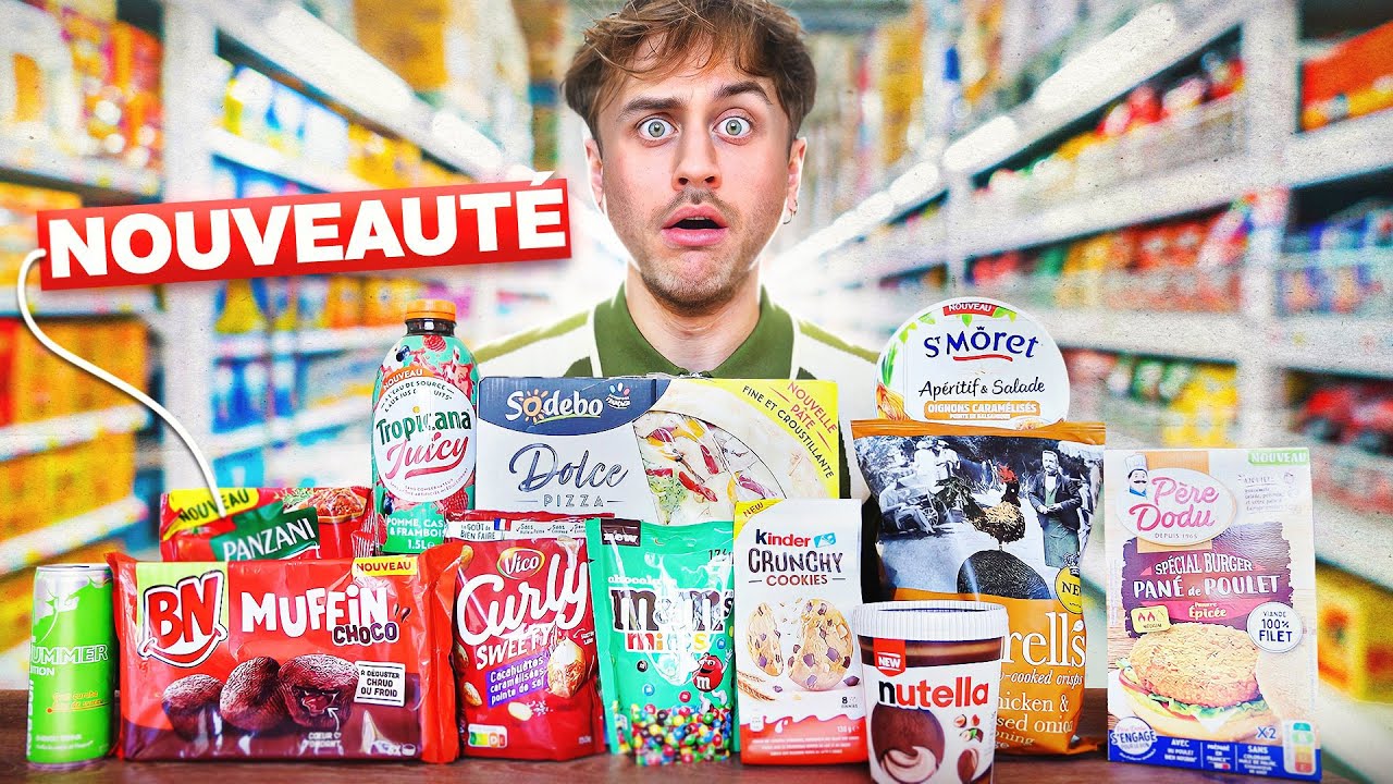 Je teste les NOUVEAUTÉS FOOD de SUPERMARCHÉ 😳