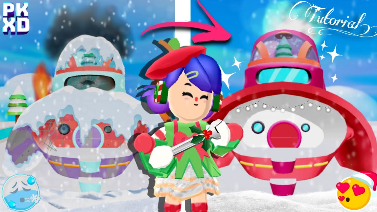CHRISTMAS SANTA HOUSE DECORATION TUTORIAL. RENOVATING INTO CHRISTMAS MAKEOVER PK XD! 🤩🎄