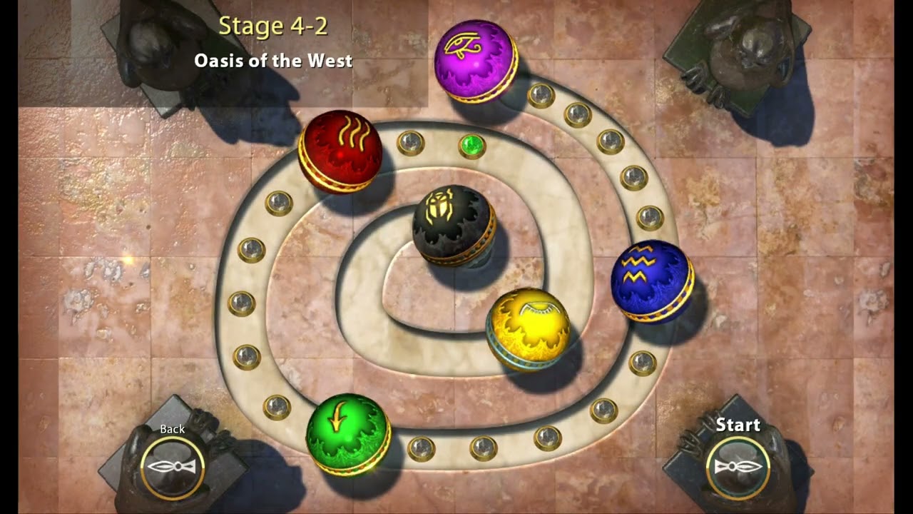 Luxor: Amun Rising HD. Challenge of Horus. Stage 4-5