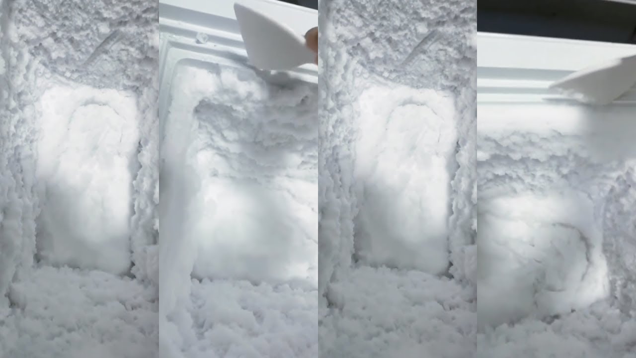Freezer Frost Humidifier Scraping Powdery Ice Eating ASMR ❤️❄️| 얼음을 먹고 | 氷を食べる音 |