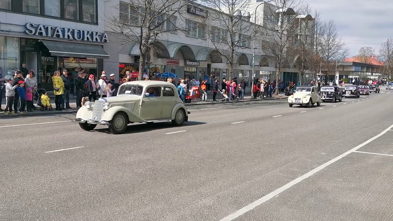 Harrasteajoneuvojen Vappuparaati 1.5.2019 Sastamala (osa 1)