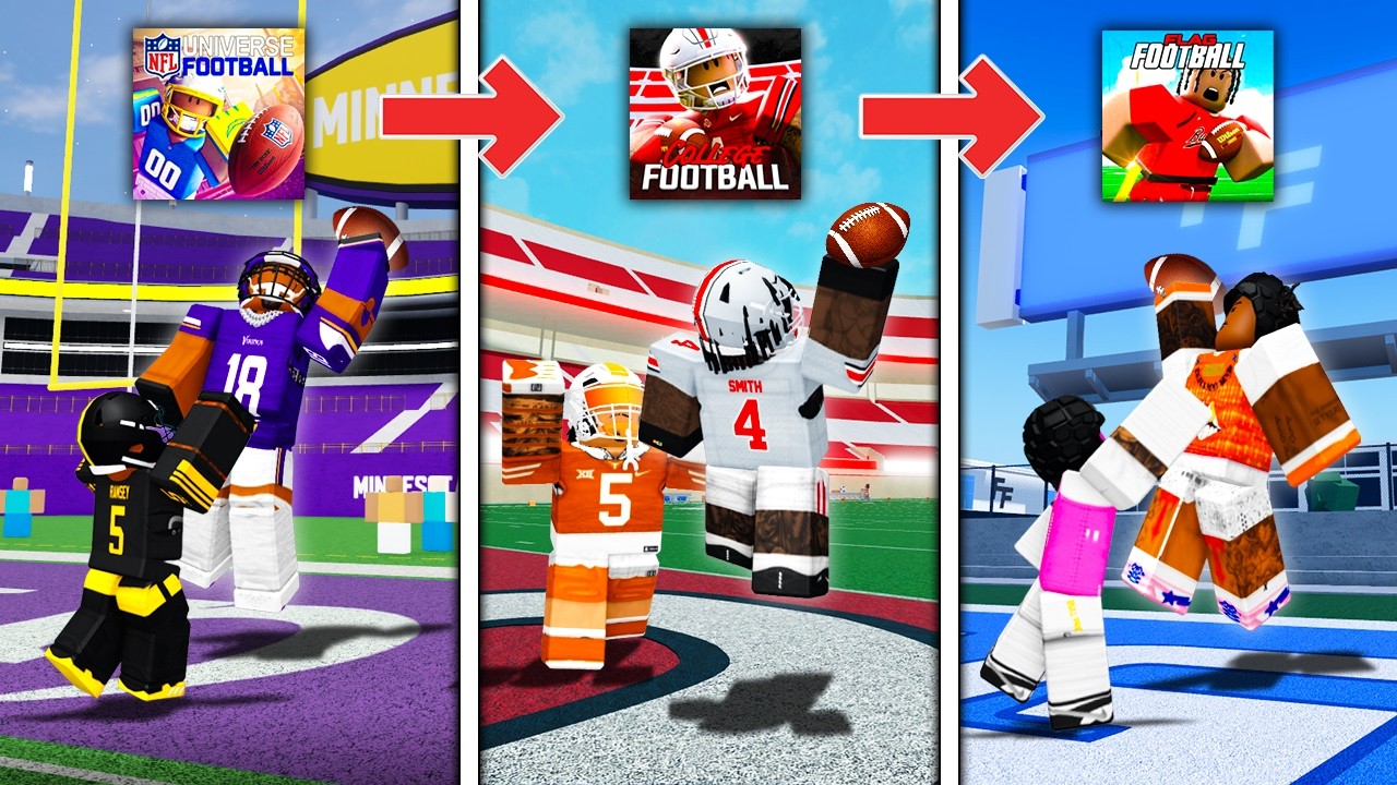 Я забил тачдаун в КАЖДОЙ игре в Roblox Football!