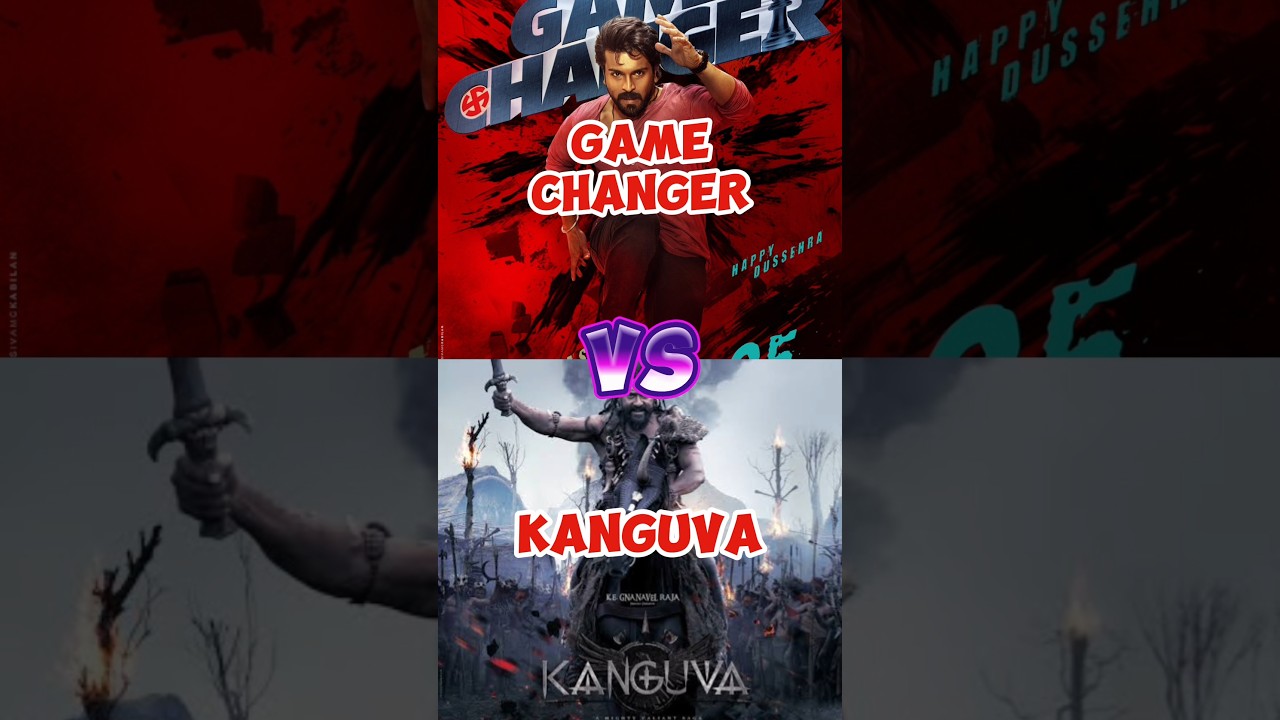 GAME CHANGER VS KANGUVA MOVIE BOX OFFICE COLLECTION WORLDWIDE #gamechanger #kanguva #comparison