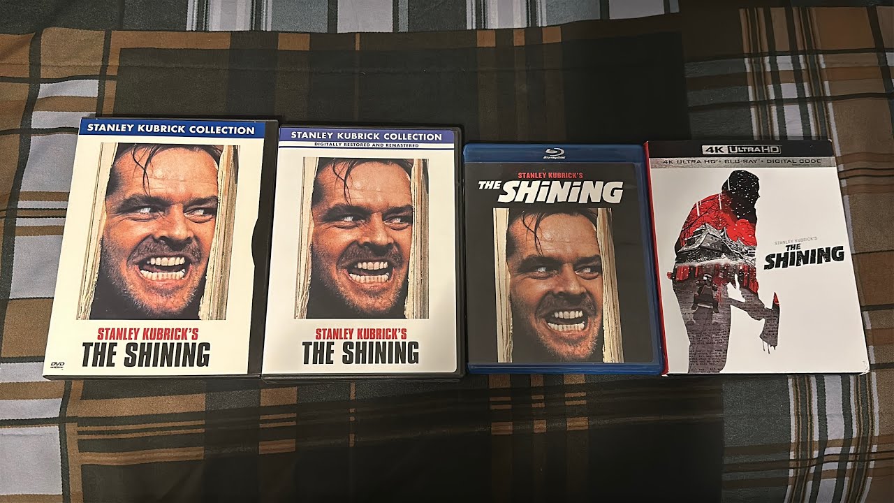 The Shining (1980) DVD / Blu-ray / 4K Ultra HD Comparison
