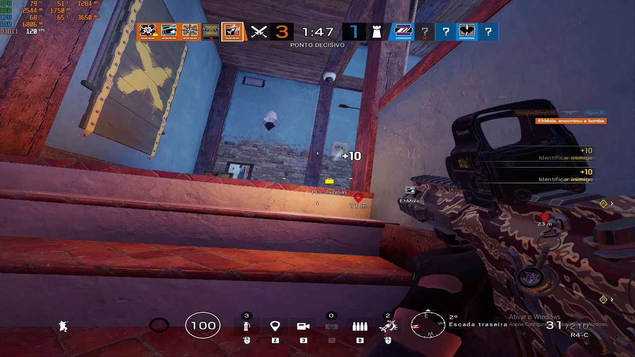 RAINBOW SIX SIEGE PC- FRAGMOVIE#2 começando a editar hehe