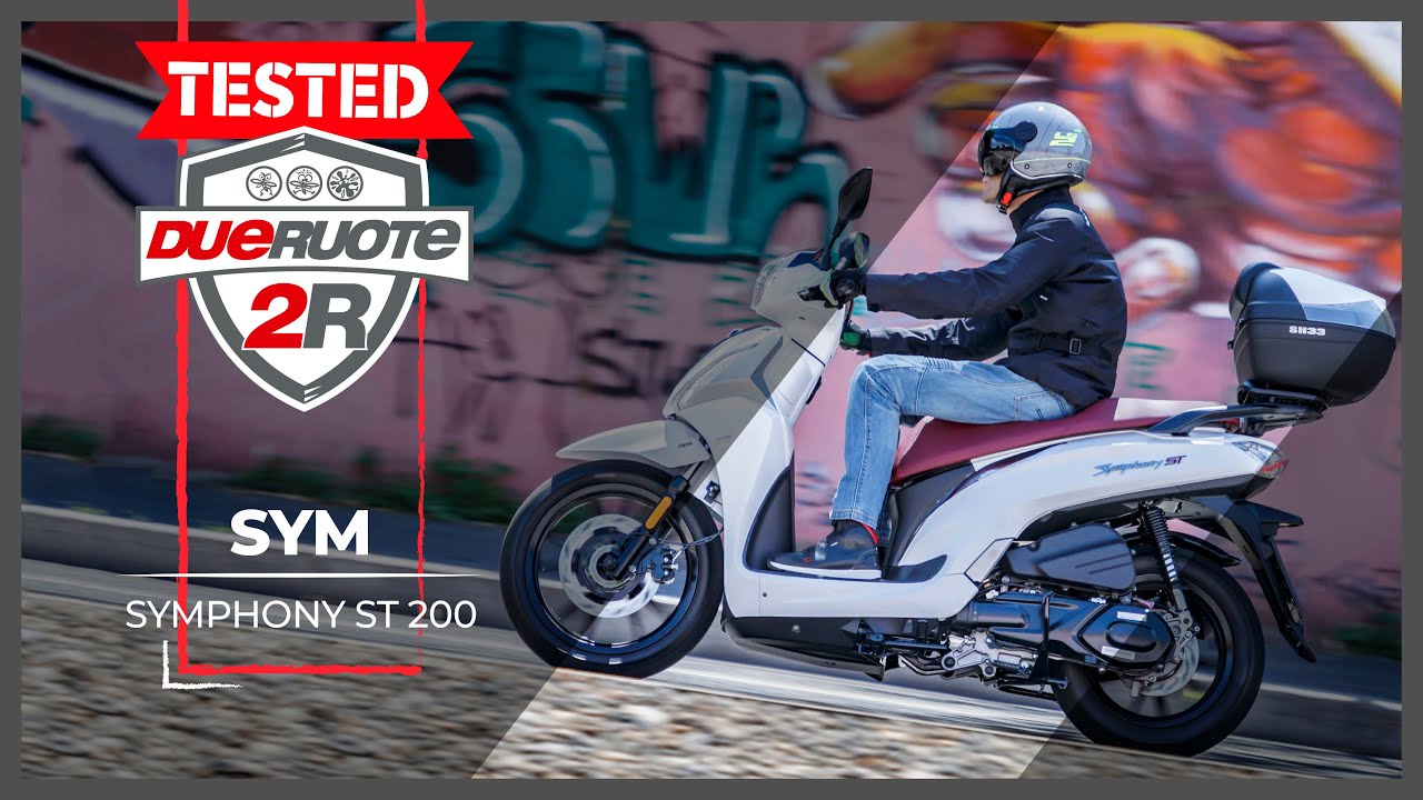 SYM SYMPHONY ST 200 - Nel segno della praticità
