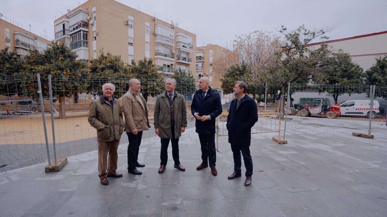 Reurbanización completa de Van Gogh, Graham Bell, Virgen de los Dolores y Rubén Darío en Triana