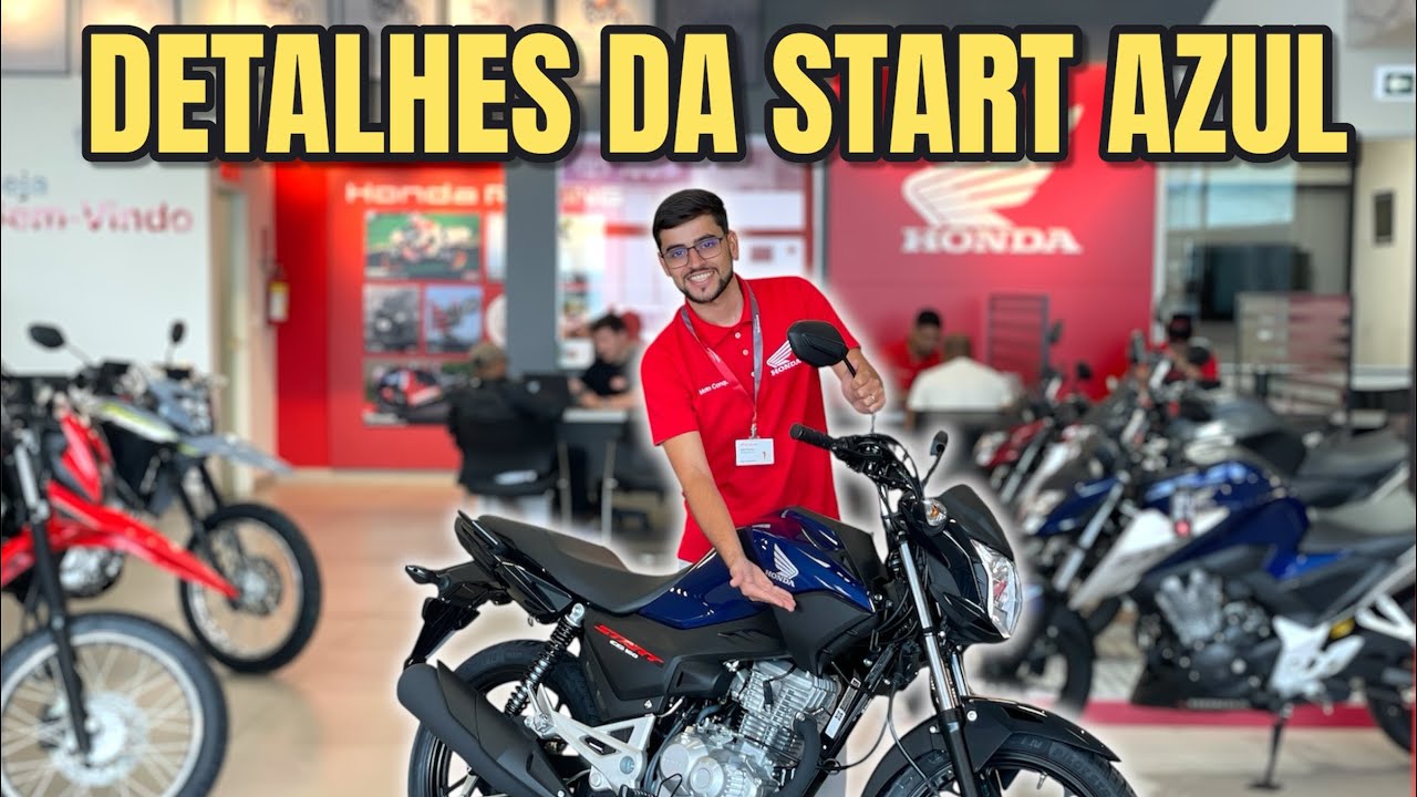 START AZUL 2026 NA HONDA | CONFIRA COMO OS DETALHES
