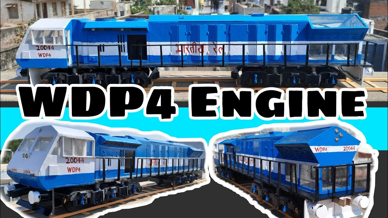 PART6 | How To Make A Model of WDP4| EMD Locomotive Model | WDP4 Engine | Handcrafted Model OF WDP4