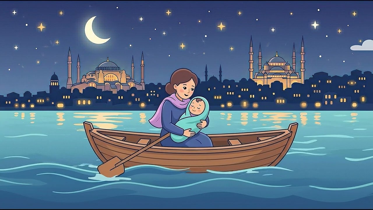 Fış Fış Kayıkçı Ninnisi 🌙 | İstanbul Boğazı’nda Anne ve Bebek | Sakinleştirici Uyku Ninnisi#ninni