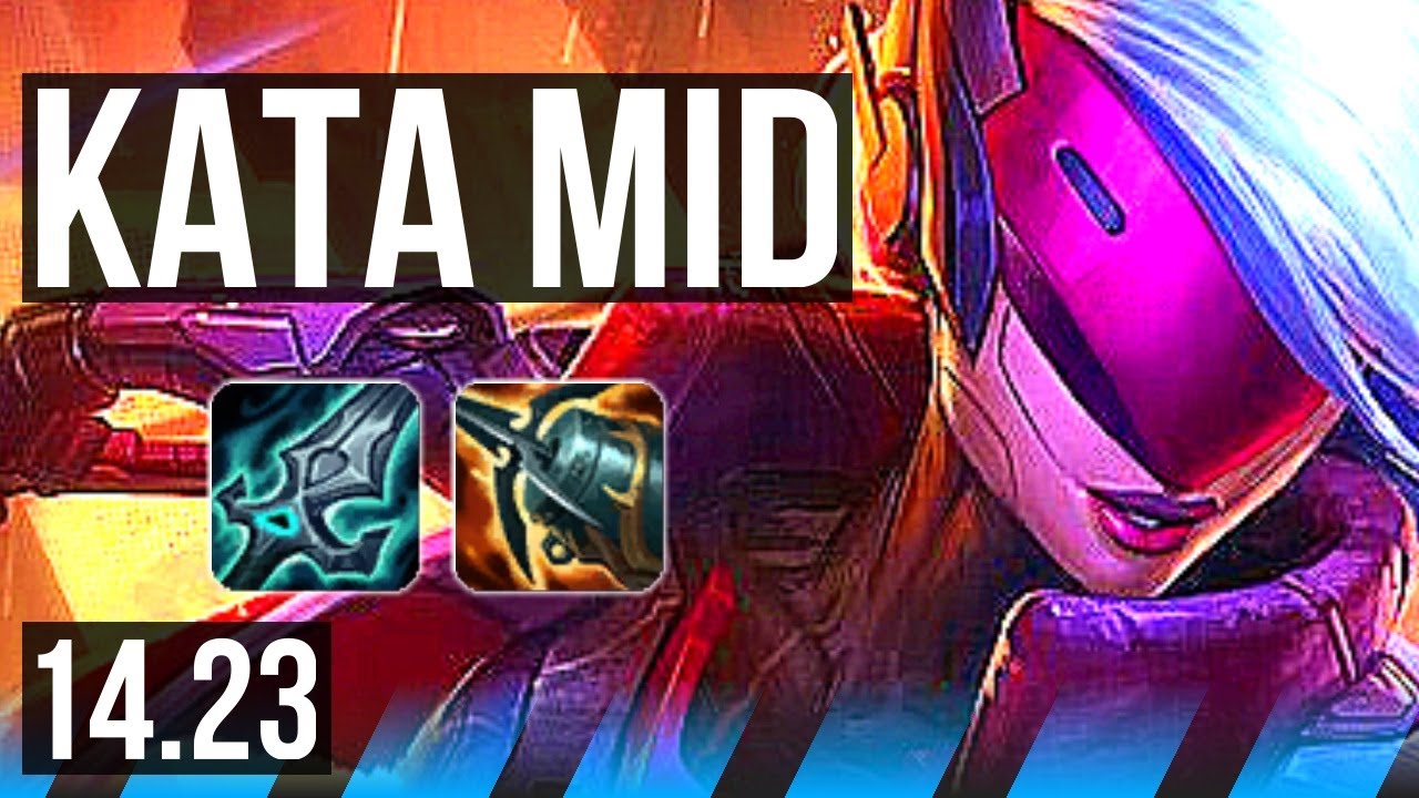 KATARINA vs YONE (MID) | Godlike, 600+ games | KR Diamond | 14.23