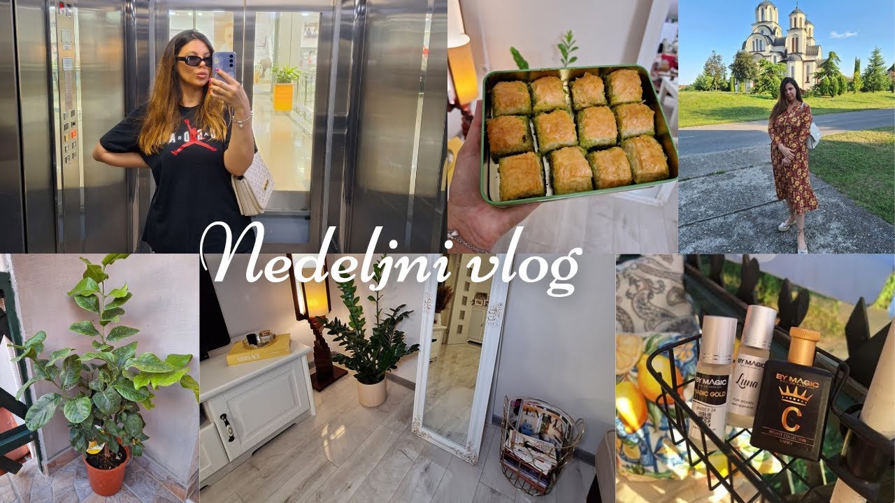 NEDELJNI VLOG - RUČAK, PIJACA I LIMUN / BRZA PROTEINSKA UŽINA / NAJLEPŠE TURSKE BAKLAVE / DEKOR 🥰