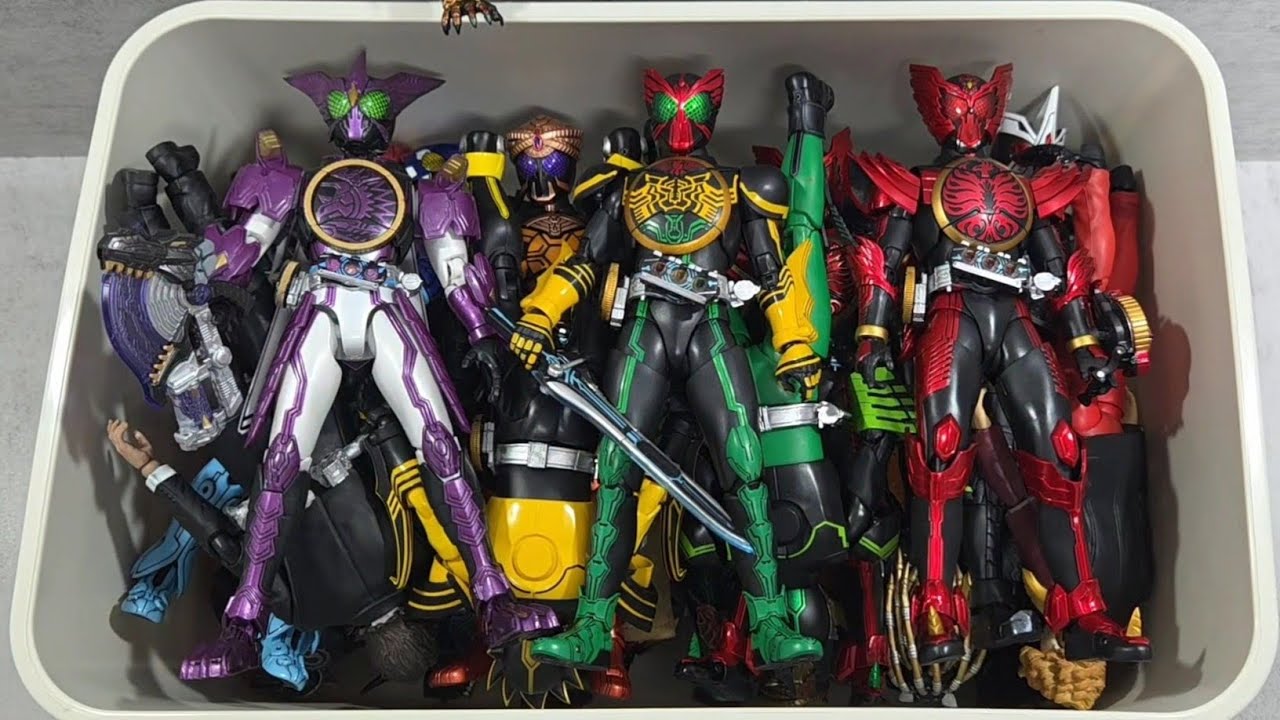 仮面ライダーオーズ 全フィギュアコレクション｜KAMEN RIDER OOO SHF ALL FIGURE COLLECTION PMTOY CHANNEL 2025