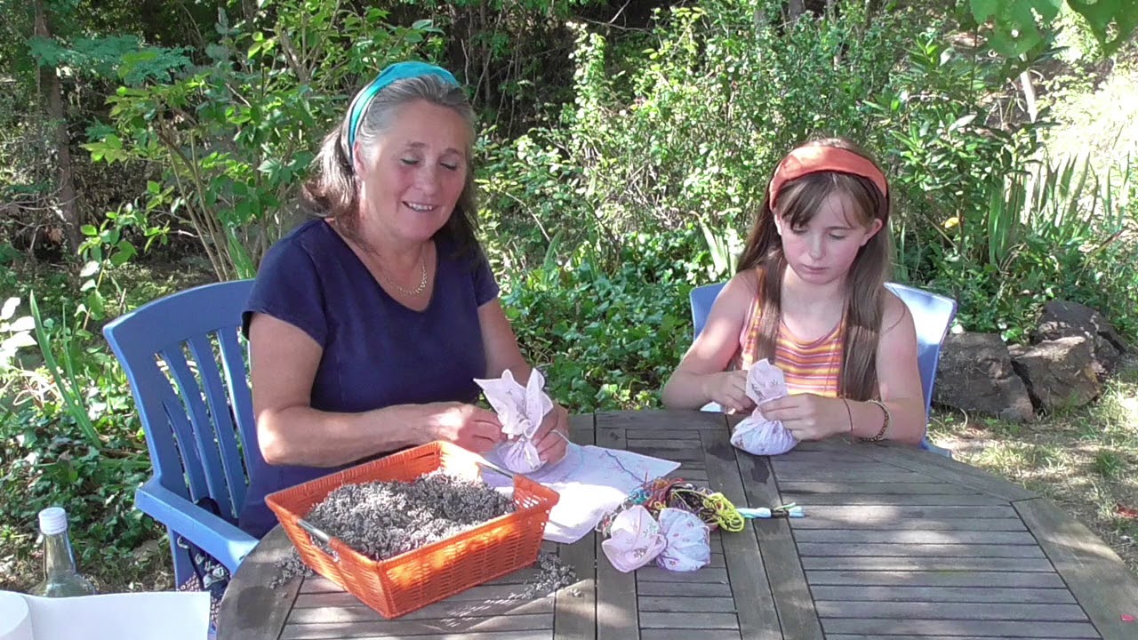 Making Lavender Bags