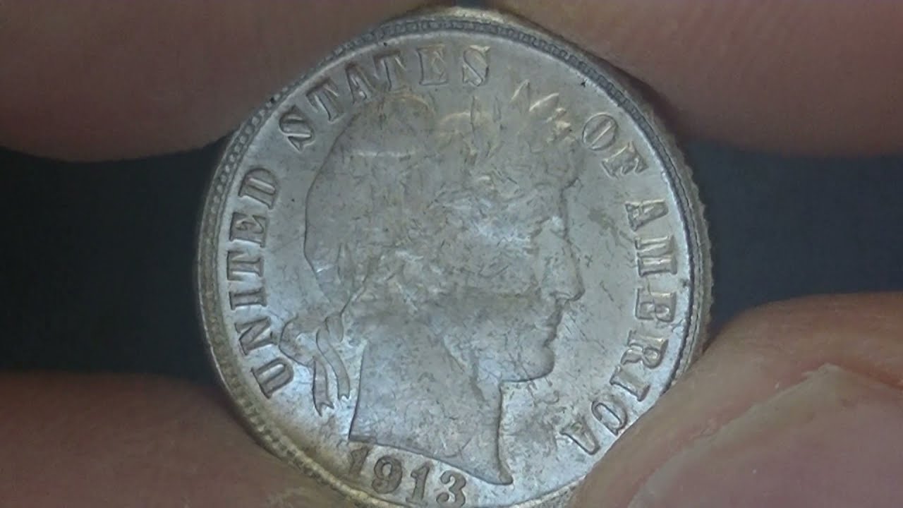 1913 Fake BARBER  DIME