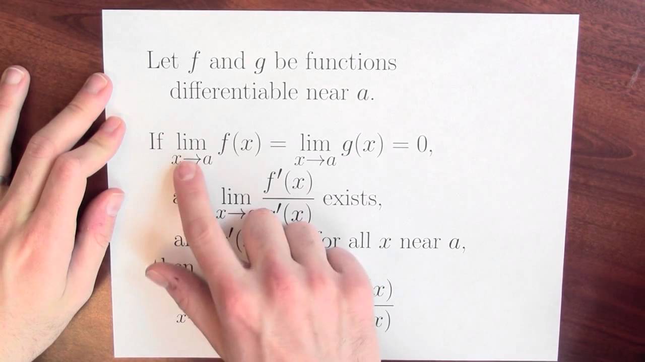 How can derivatives help us to compute limits? - Week 7 - Lecture 1 - Mooculus