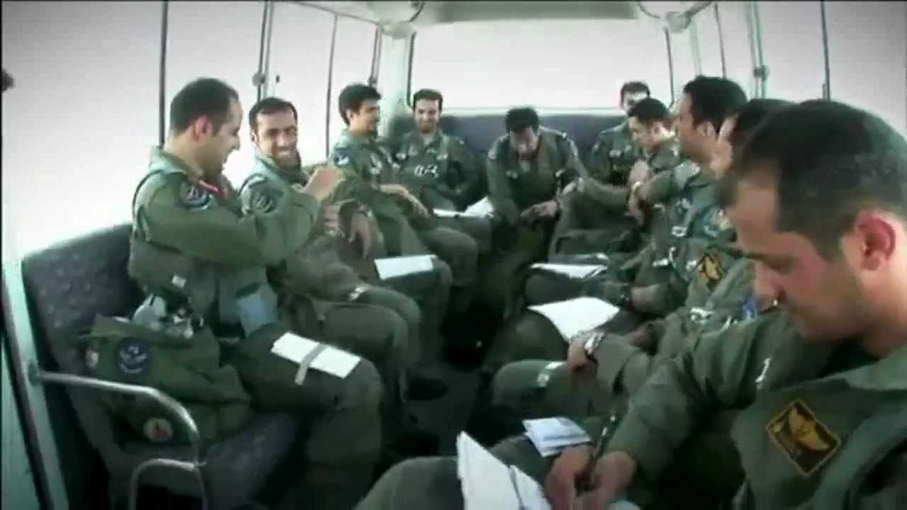 Red and green flag Saudi Air Force and U.S