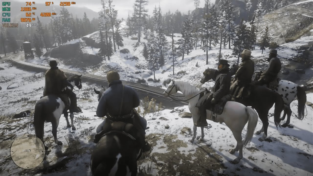 Red Dead Redemption 2 Gameplay | AMD Ryzen 5 5500 | Rx 6400 4 GB