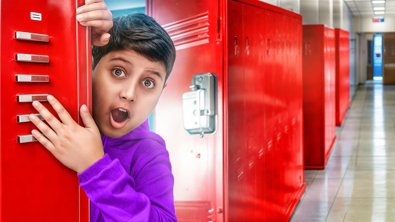 بنيت غرفة سرية في مدرسة (خليت طلاب يدورون عني😳 ) !!