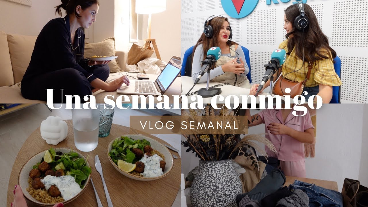 VLOG: semana de recetas + entrevista en la radio + rutina ||@laliabenchelef ad