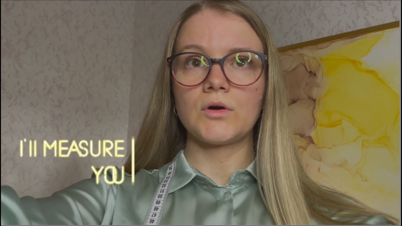АСМР Ролевая игра | Снимаем мерки для рабочей формы | Тихий голос