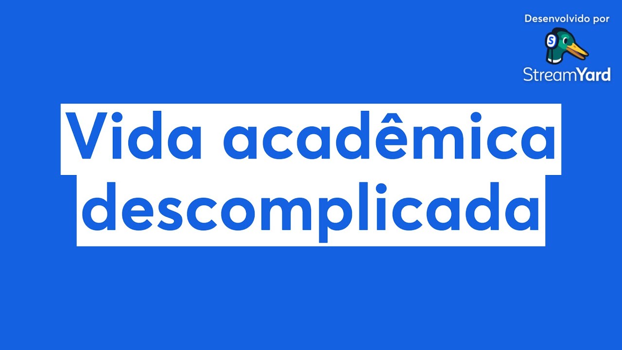 Vida acadêmica descomplicada