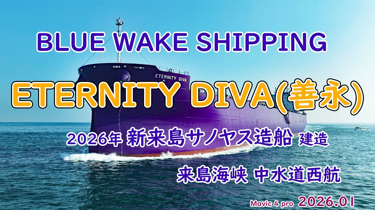 巨大船パナマックスバルカー「　ETERNITY DIVA(善永) 　」新来島サノヤス造船