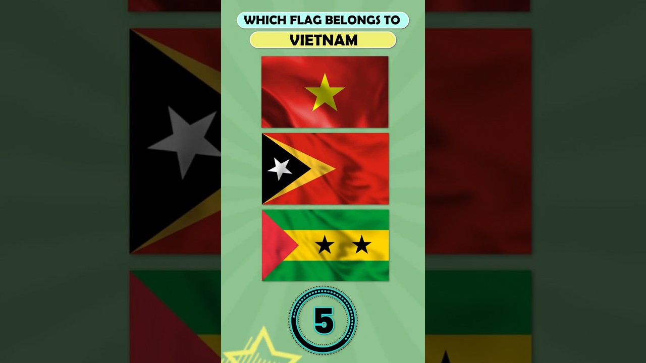 Do you know the flag of Vietnam? |  🌍 How Well Do You Know World Flags?  #quiz #flags