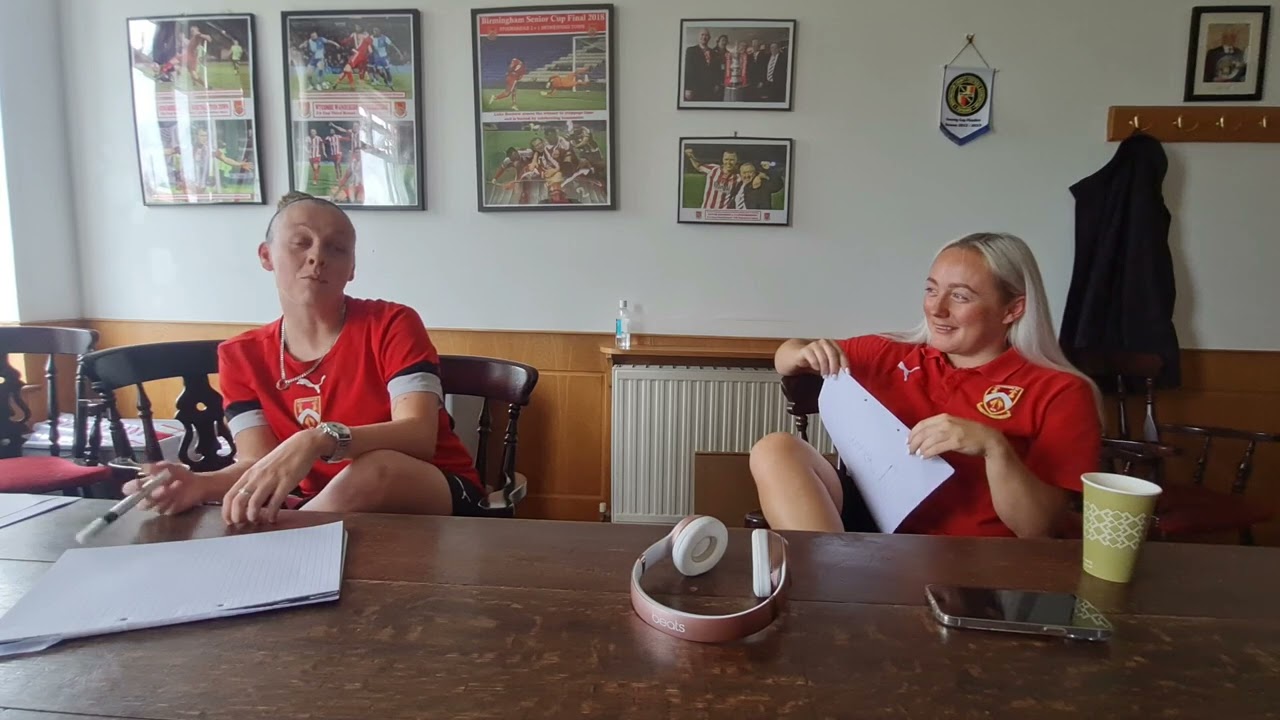 Stourbridge FC Women do 'Teammates'. Episode 5: Alex Nicklin and Amber Lawrence.
