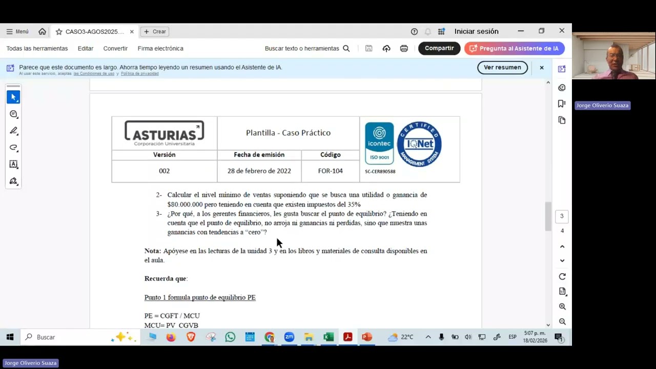 Sincronica # 3 analisis de costos