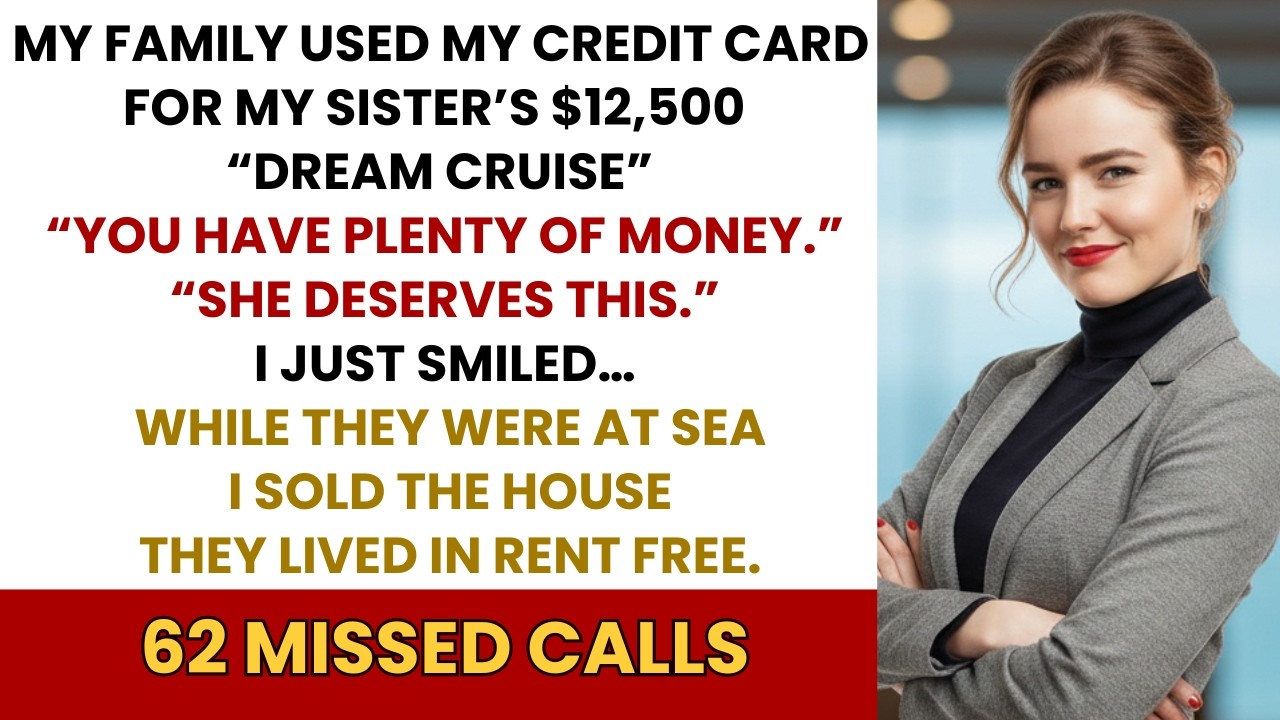 They Spent $12,500 on My Sister’s Cruise Using My Card — So I Sold the House They Lived in Free