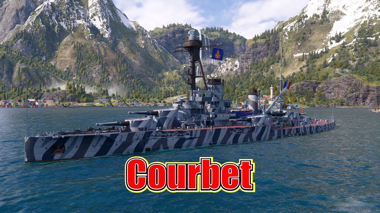 Path to The Richielieu! Courbet (World of Warships Legends Xbox Series X) 4k
