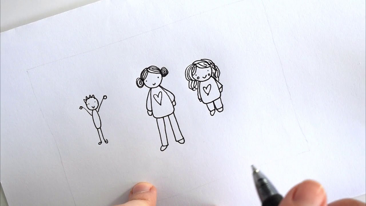 How to Make Cute Stick Figures