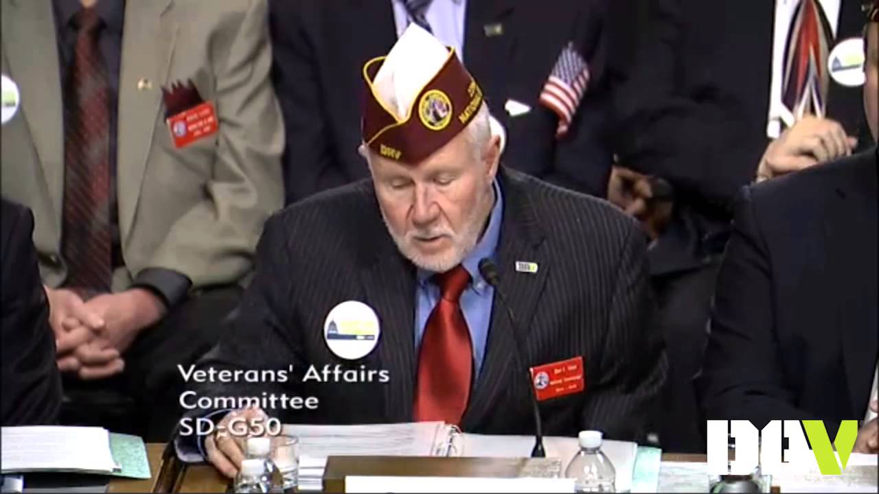 National Commander Ron Hope delivers testimony before Joint Committee