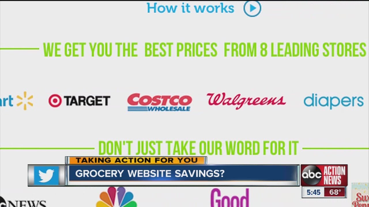 We test the prices of a grocery shopping website