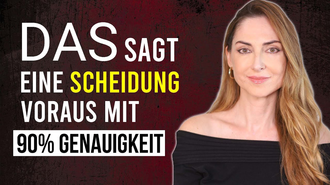 Diese Faktoren sagen eine Scheidung mit 90% Genauigkeit voraus