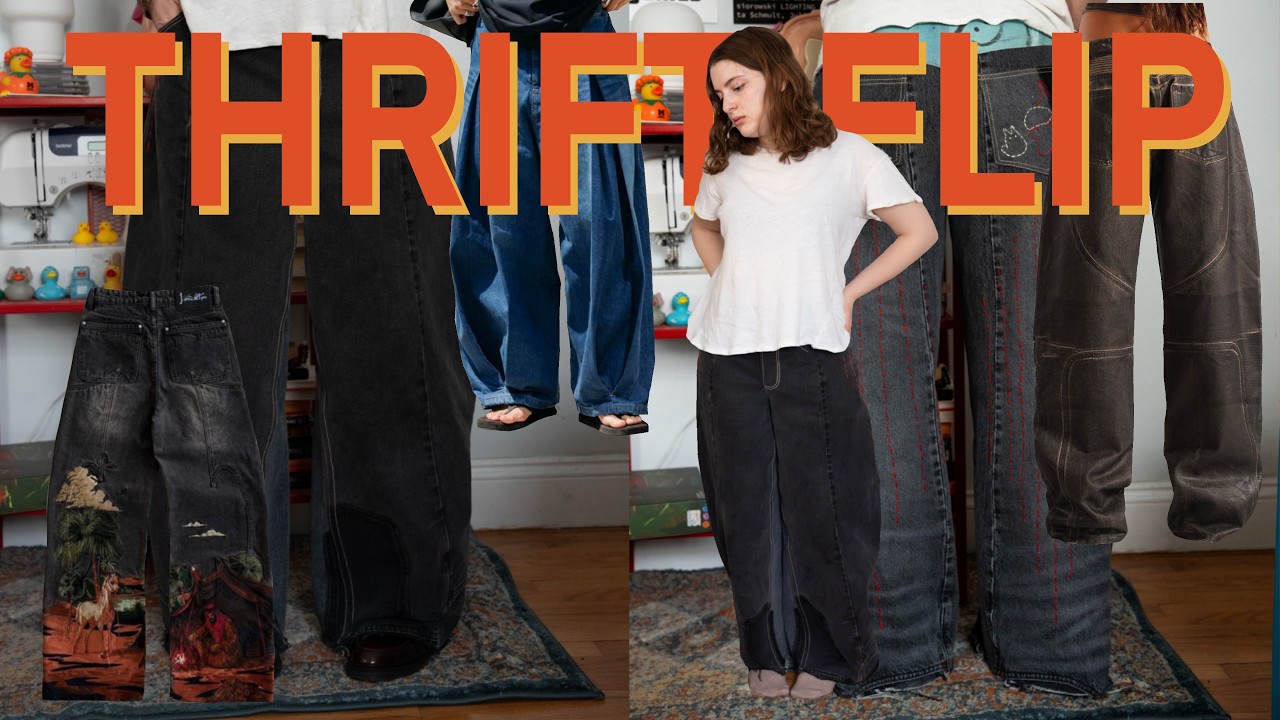 THRIFT FLIP | turning $10 jeans into $300