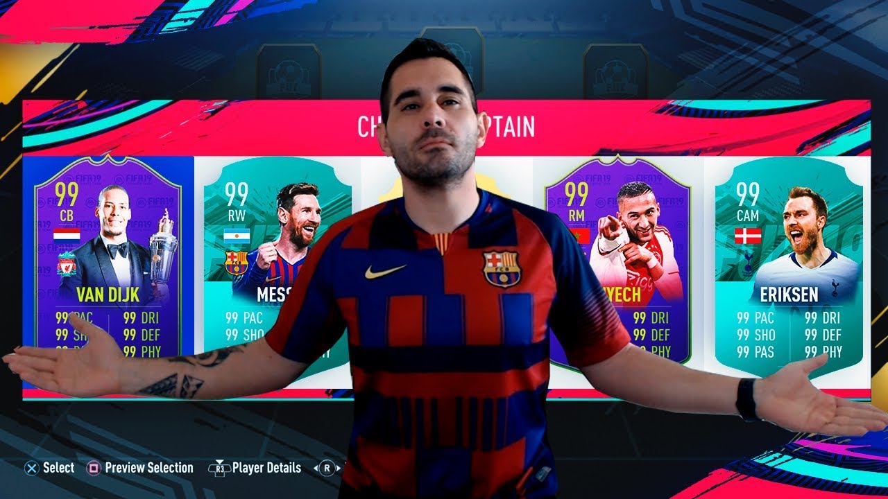 FUT DRAFT SEMIFINALES CHAMPIONS |&nbsp;LIVERPOOL - BAR&Ccedil;A Y AJAX - SPURS CON CACHO