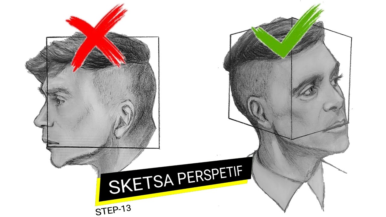 METODE MENGGAMBAR SKETSA WAJAH YANG WAJIB KAMU COBA‼️