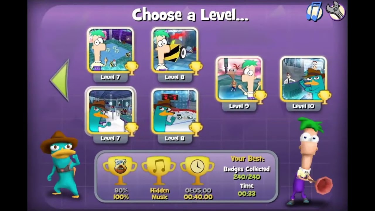 Phineas & Ferb - Transport-inators of Doooom! - 2020 OG Playthrough All Gold Time (Remastered)