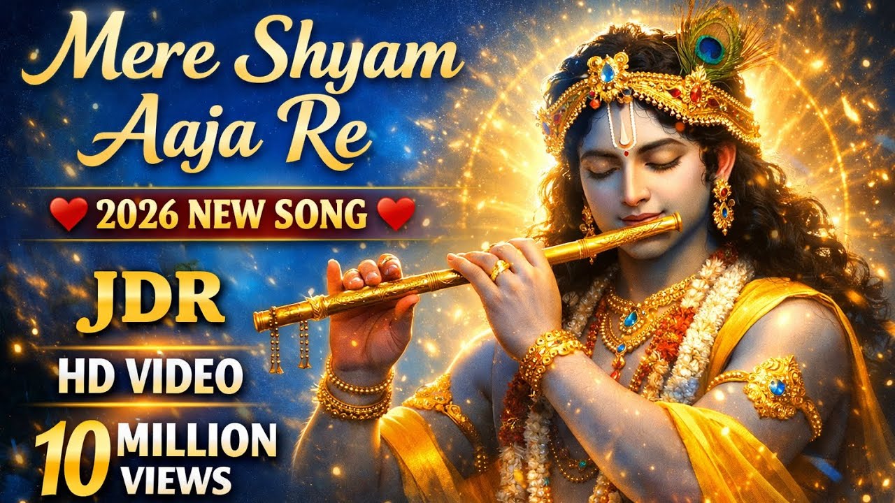 Mere Shyam Aaja Re ❤️ | 2026 New Krishna Bhajan | Hare Krishna Song | JDR  HD Video 10 Million Views