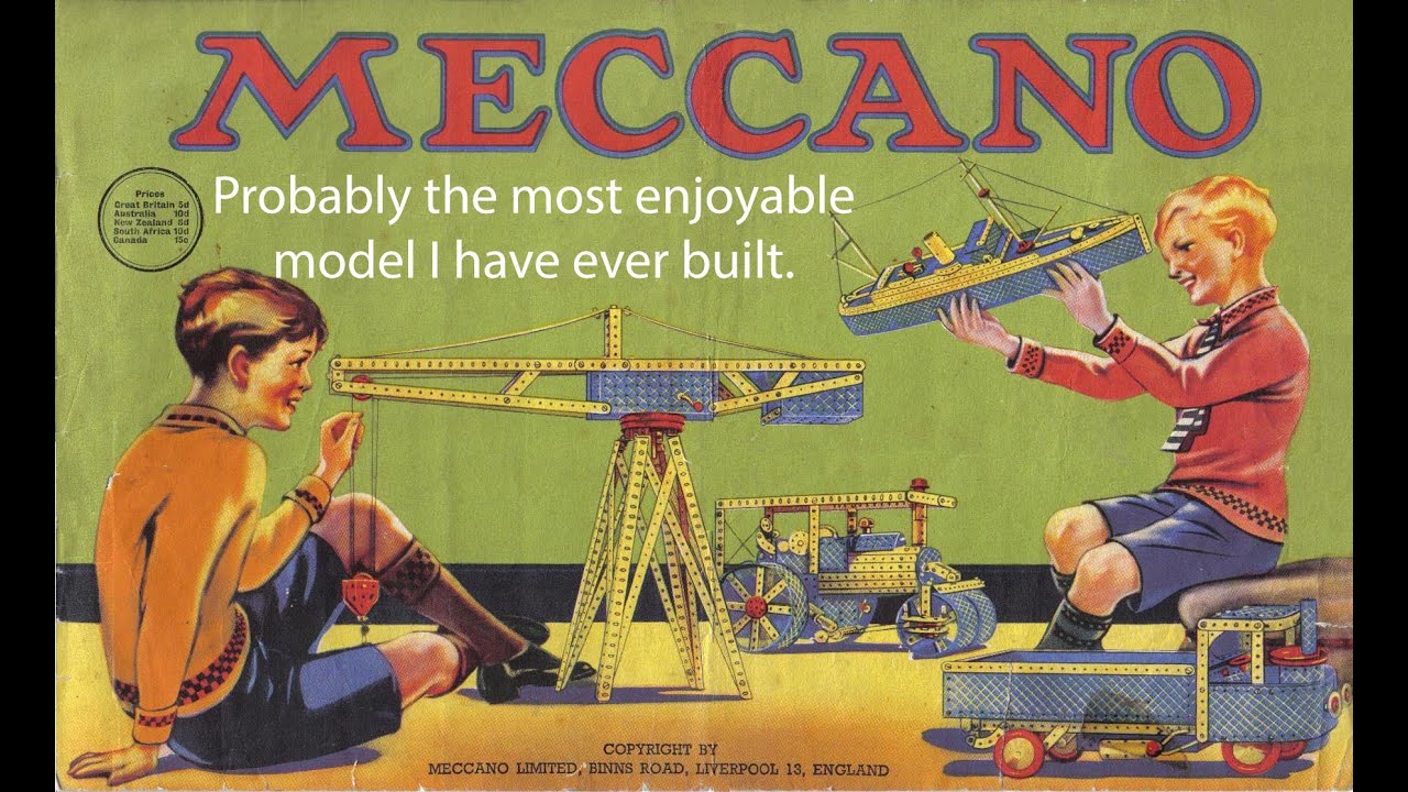 1930’s meccano and the history that’s hidden behind the lawn mower.