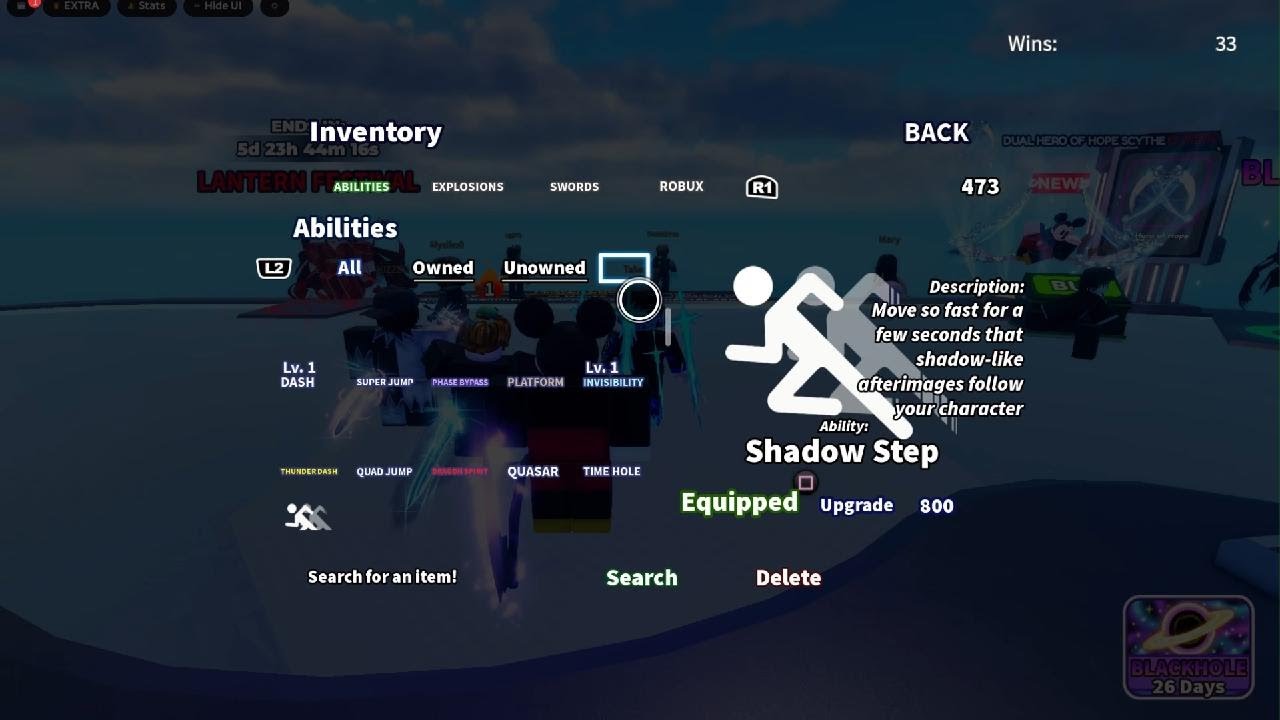 Mickey plays Blade ball