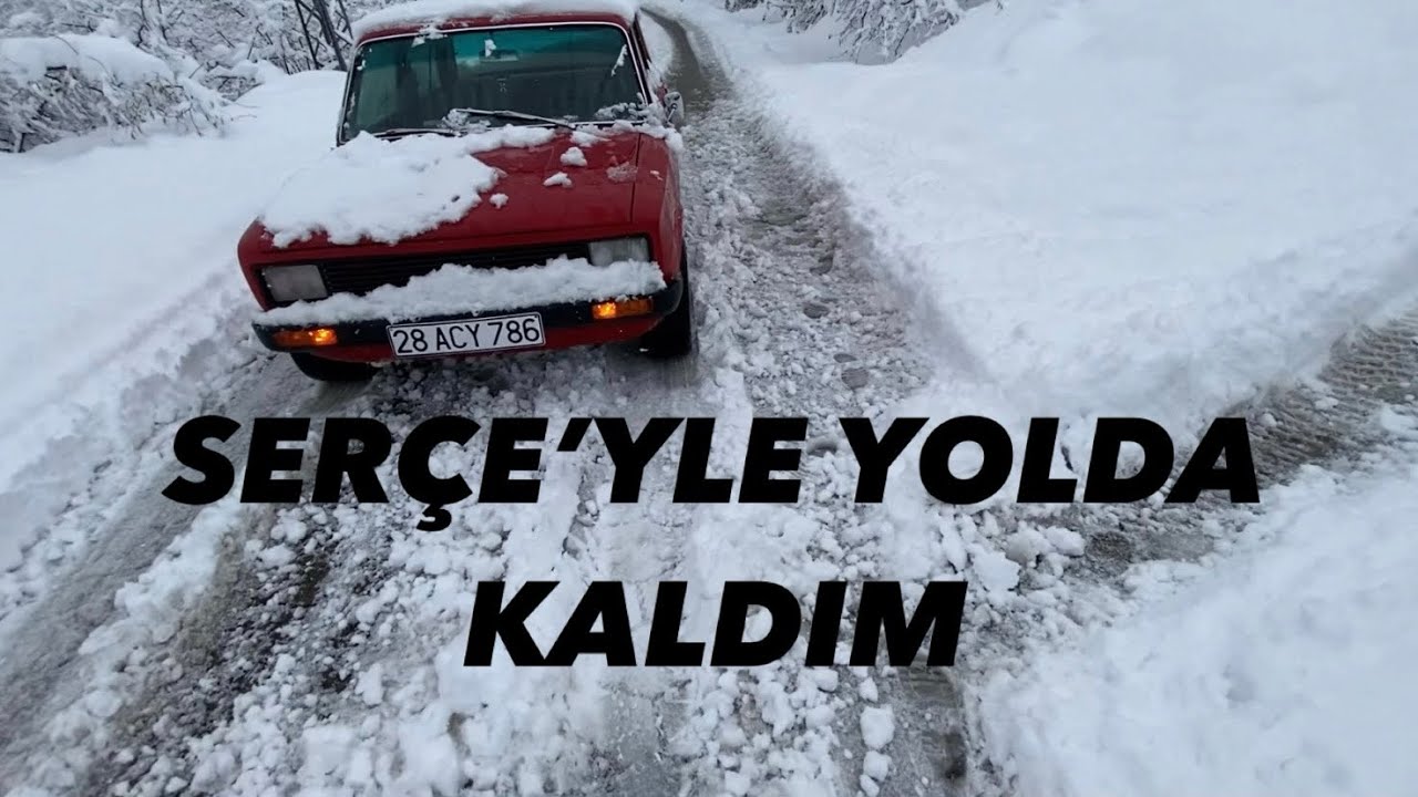 TOFAŞ SERÇE’YLE KARDA YOLDA KALDIM DAYILAR KURTARDI | Kar Çorabı Denedik