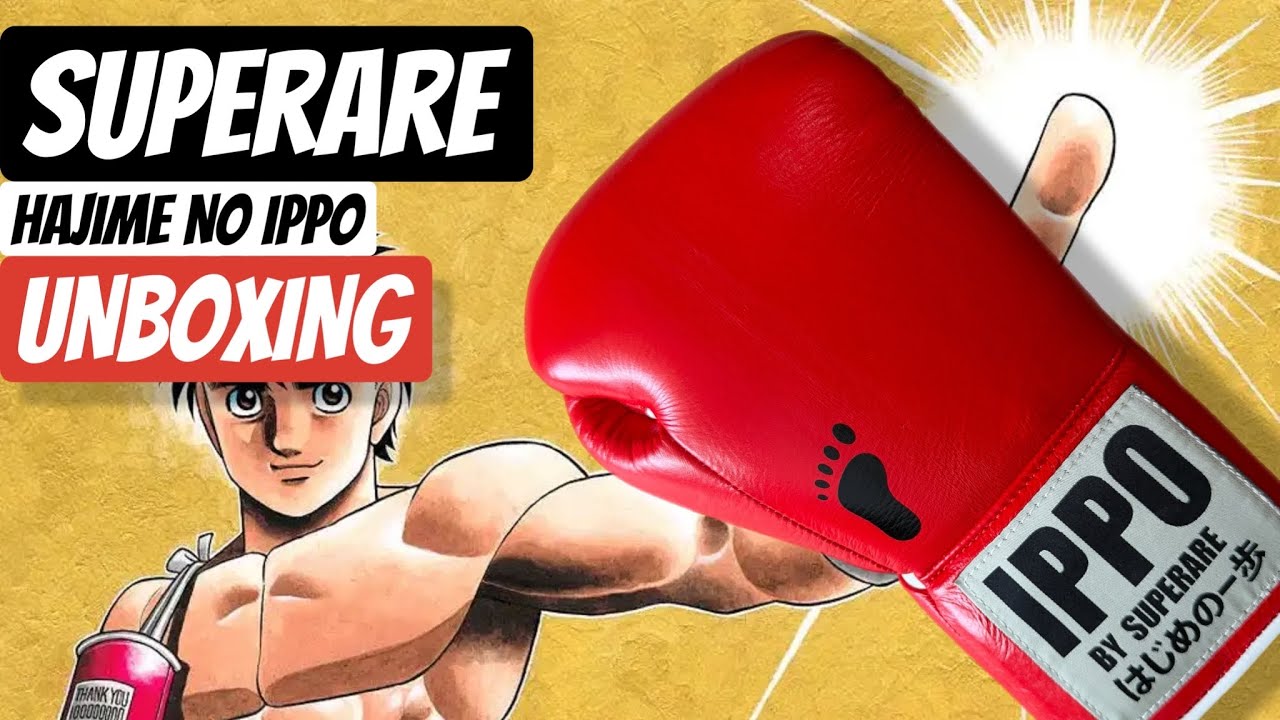 Superare Hajime No Ippo Japanese Boxing Gloves | Unboxing
