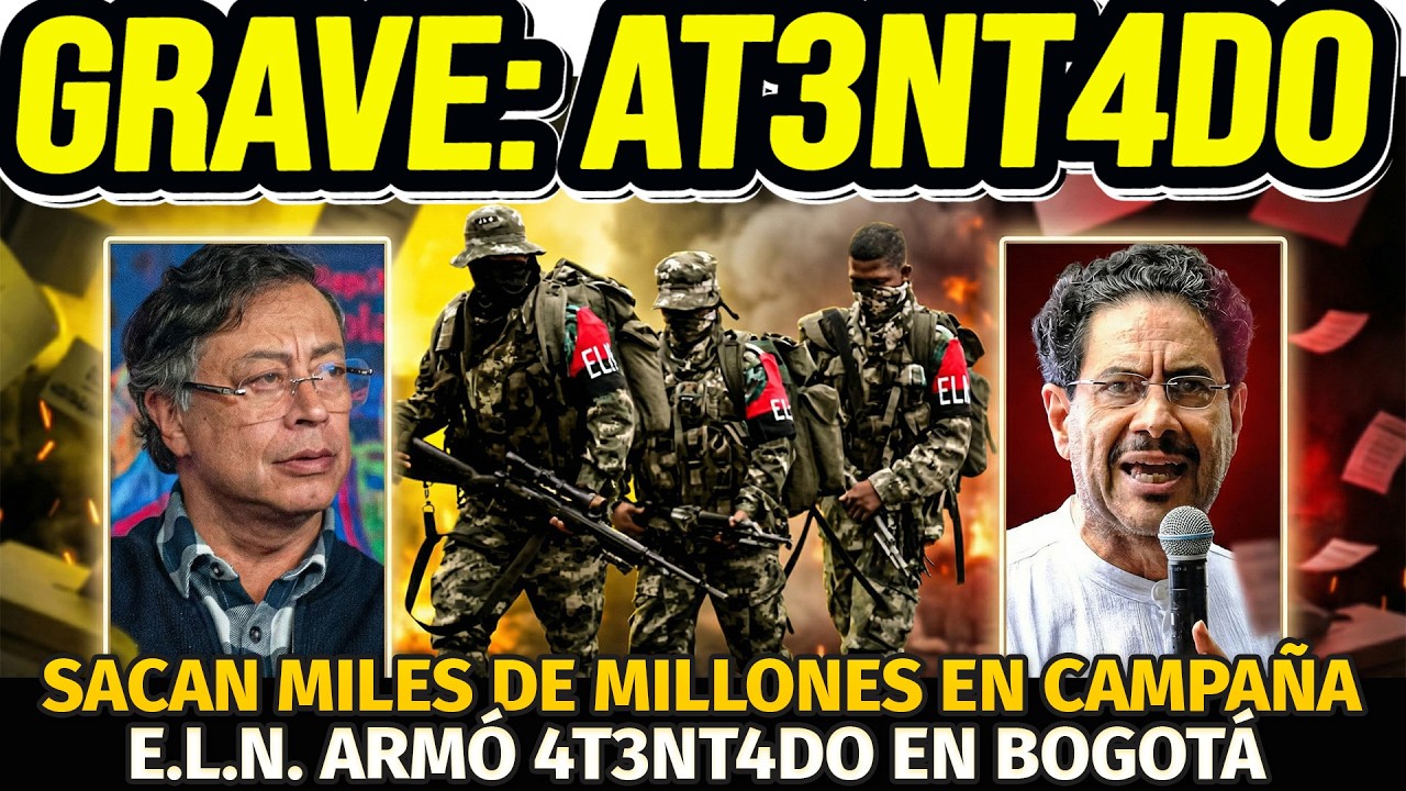 ALERTA: E.L.N ARMA 4T3NT4D0 CONTRA ELECCIONES: URIBISTAS SACARON BULTOS DE PLATA PARA GANAR. GRAVE