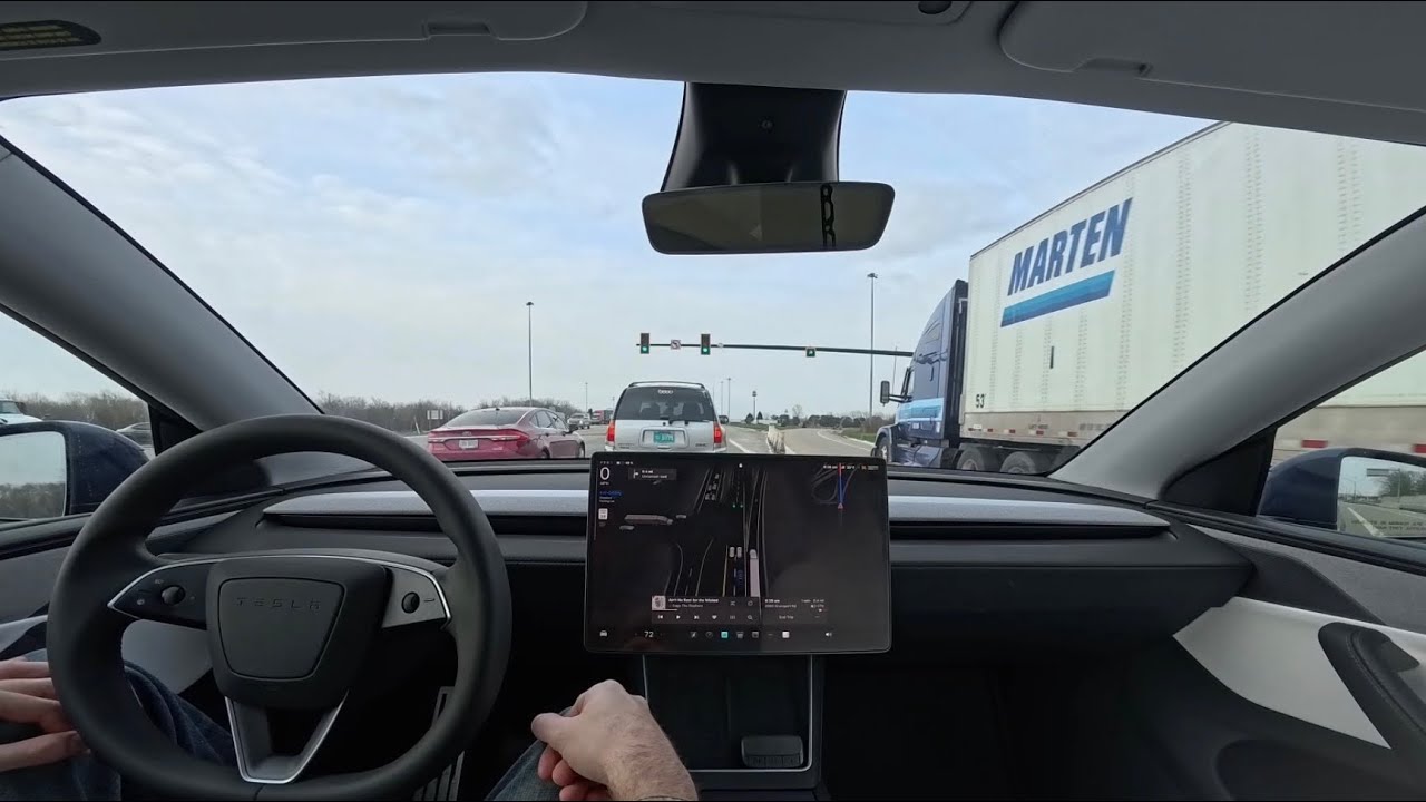 Columbus OH FSD Test Drive with Pure Natural Ambient Car Sounds and No Talking