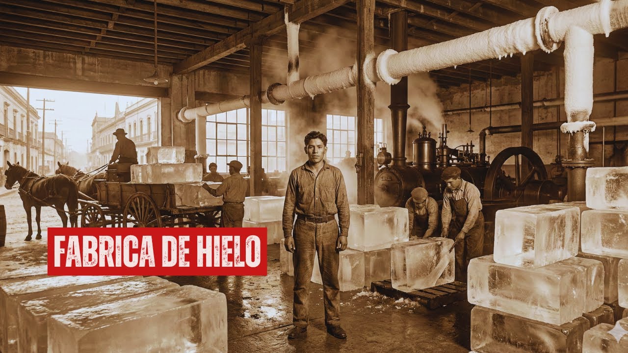 Antes del Refrigerador Doméstico — Fábricas de Hielo Abastecían Ciudades Mexicanas en 1920